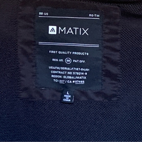 Matix large full zip hooded windbreaker - Picture 3 of 3